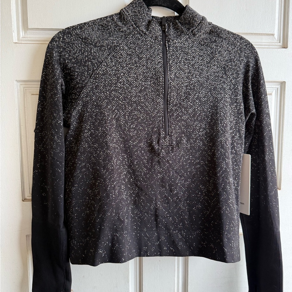lululemon athletica Black and White Women's Top